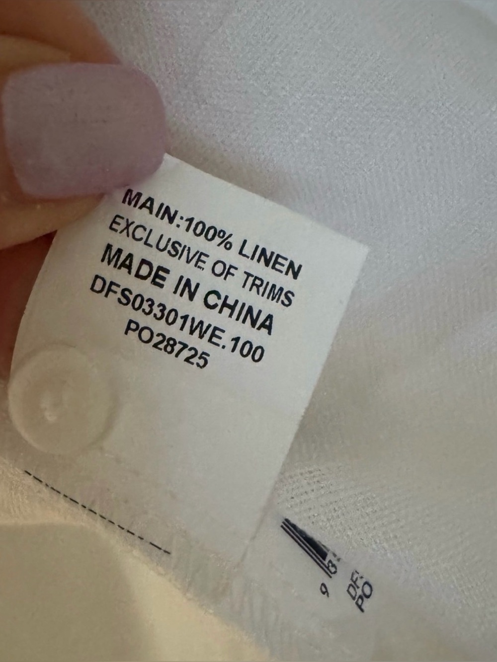 DISSH Helena White Oversized Linen Shirt - Picture 4 of 5